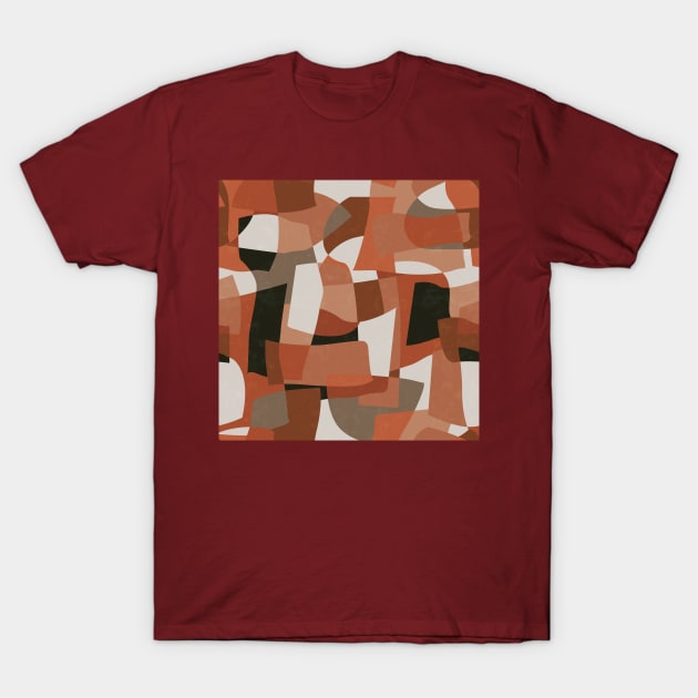 Nomade Abstraction / Mid Century Shapes T-Shirt by matise